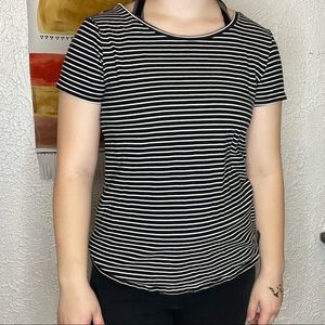 Black and white striped shirt